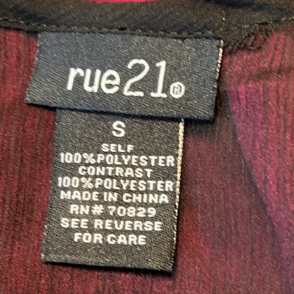 Lace Inset Ruffled Bottom Sheer Top - Picture 6 of 6